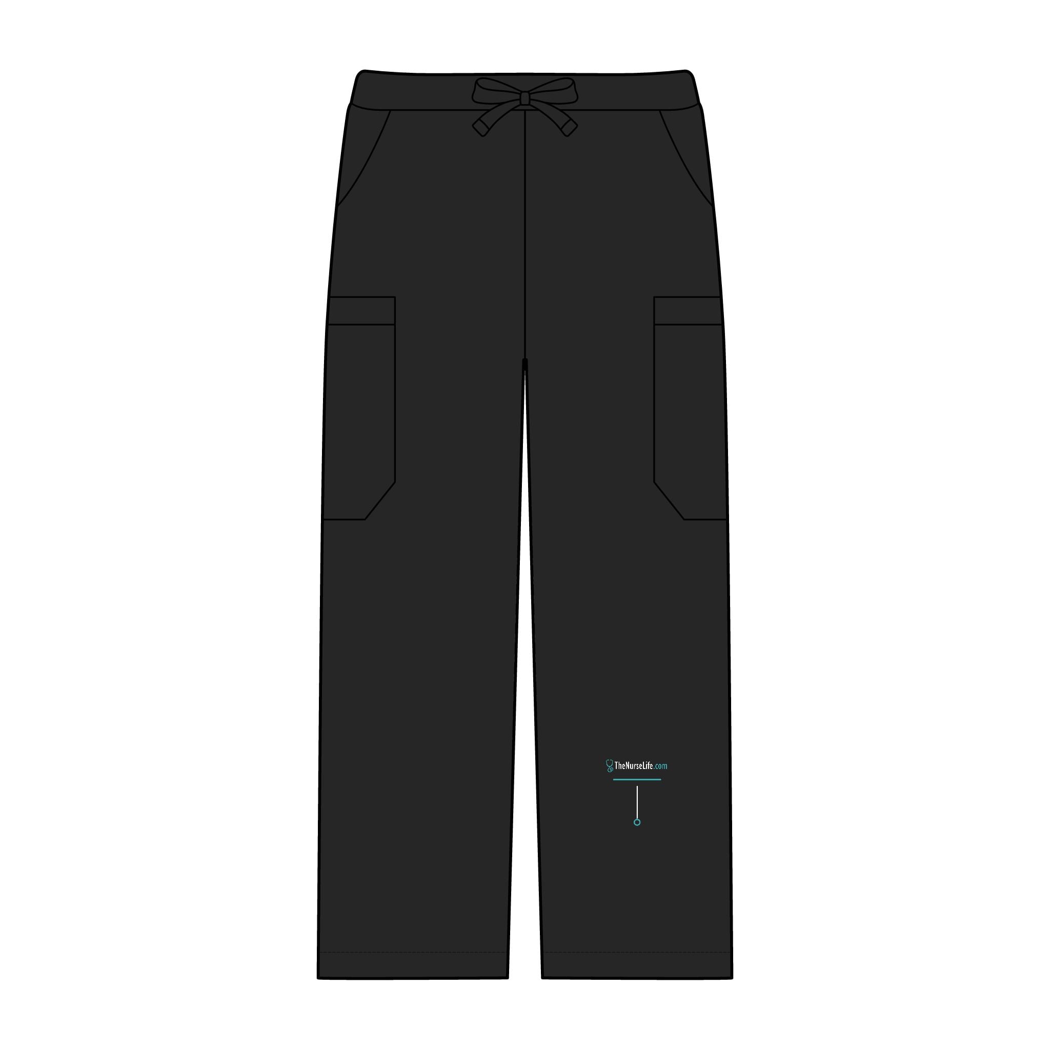 The Nurse Life Minimal Leg Mark — Women’s Scrub Pants - Image 5