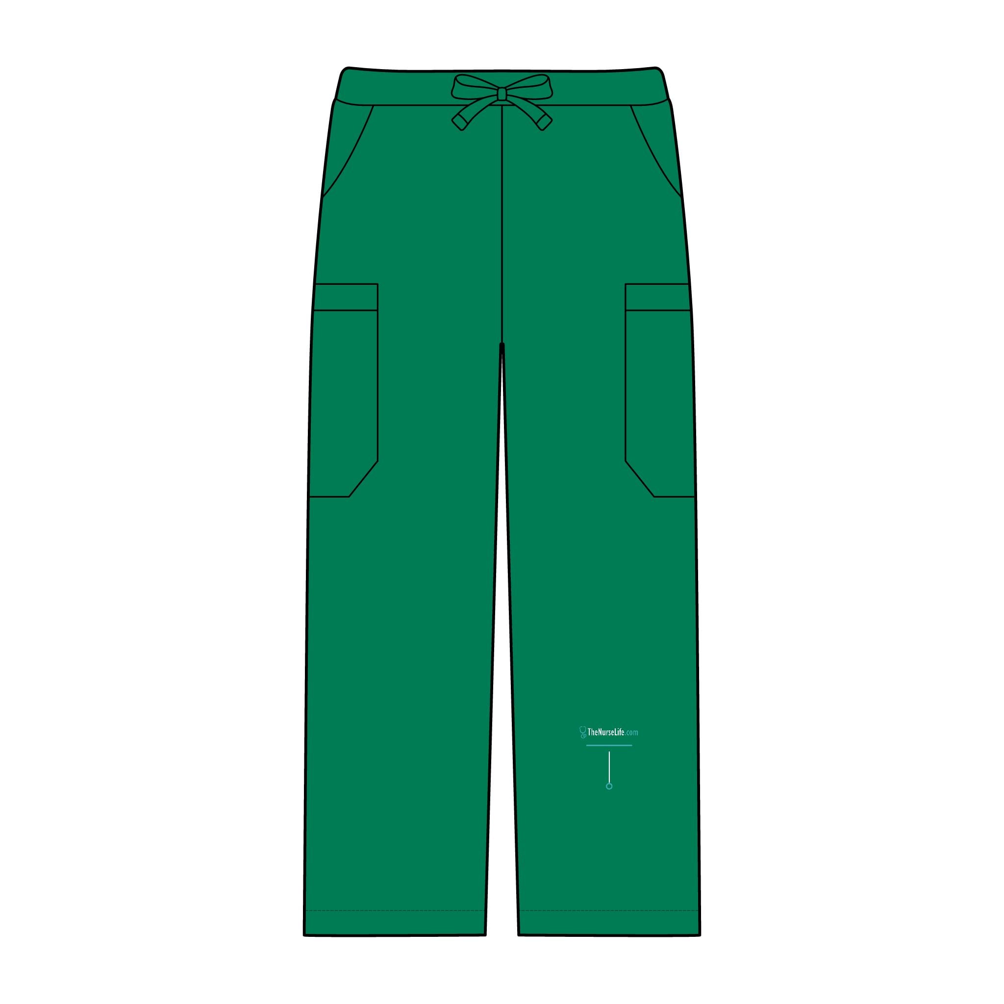 The Nurse Life Minimal Leg Mark — Women’s Scrub Pants - Image 9