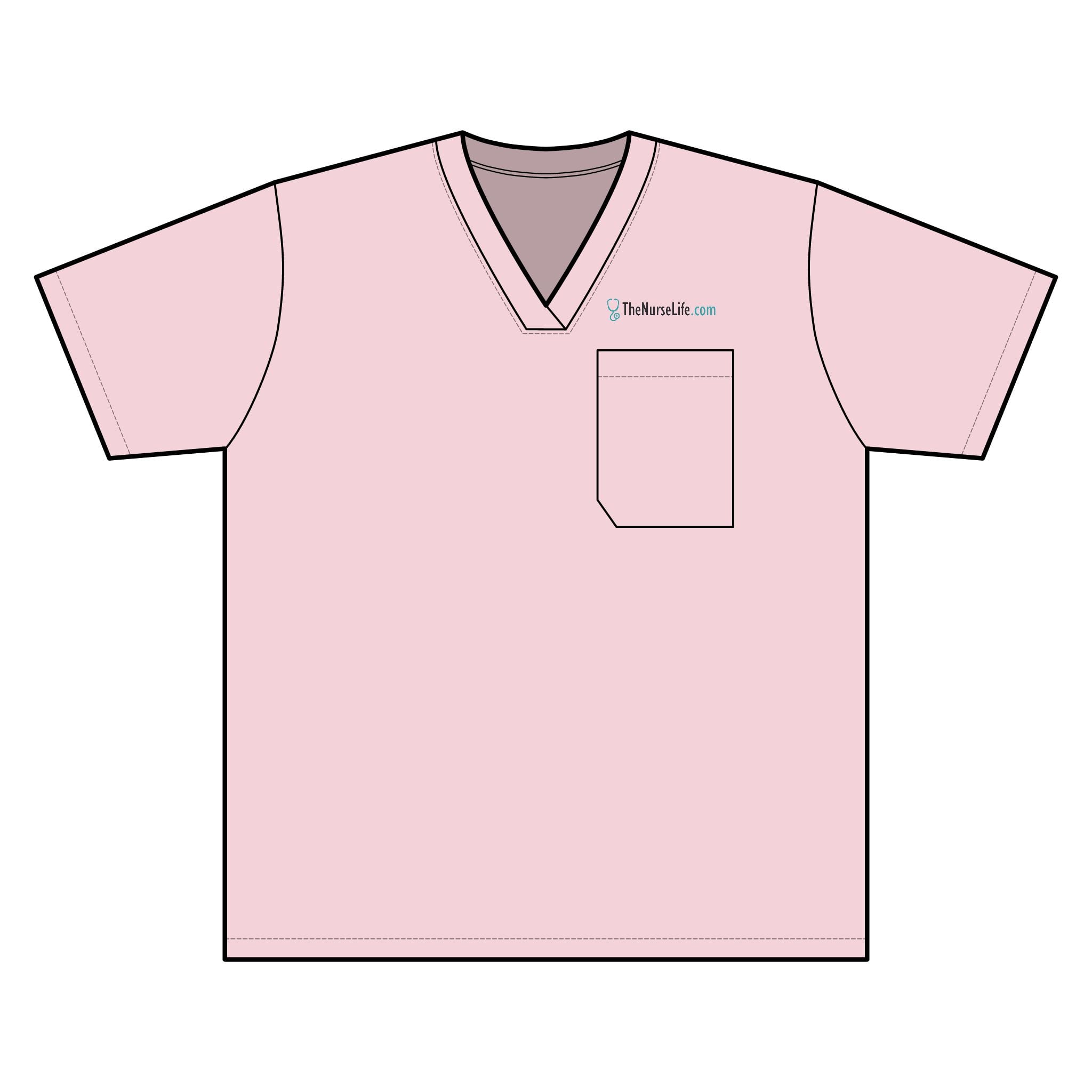 The Nurse Life Wide Logo — Women’s Scrub Top - Image 21