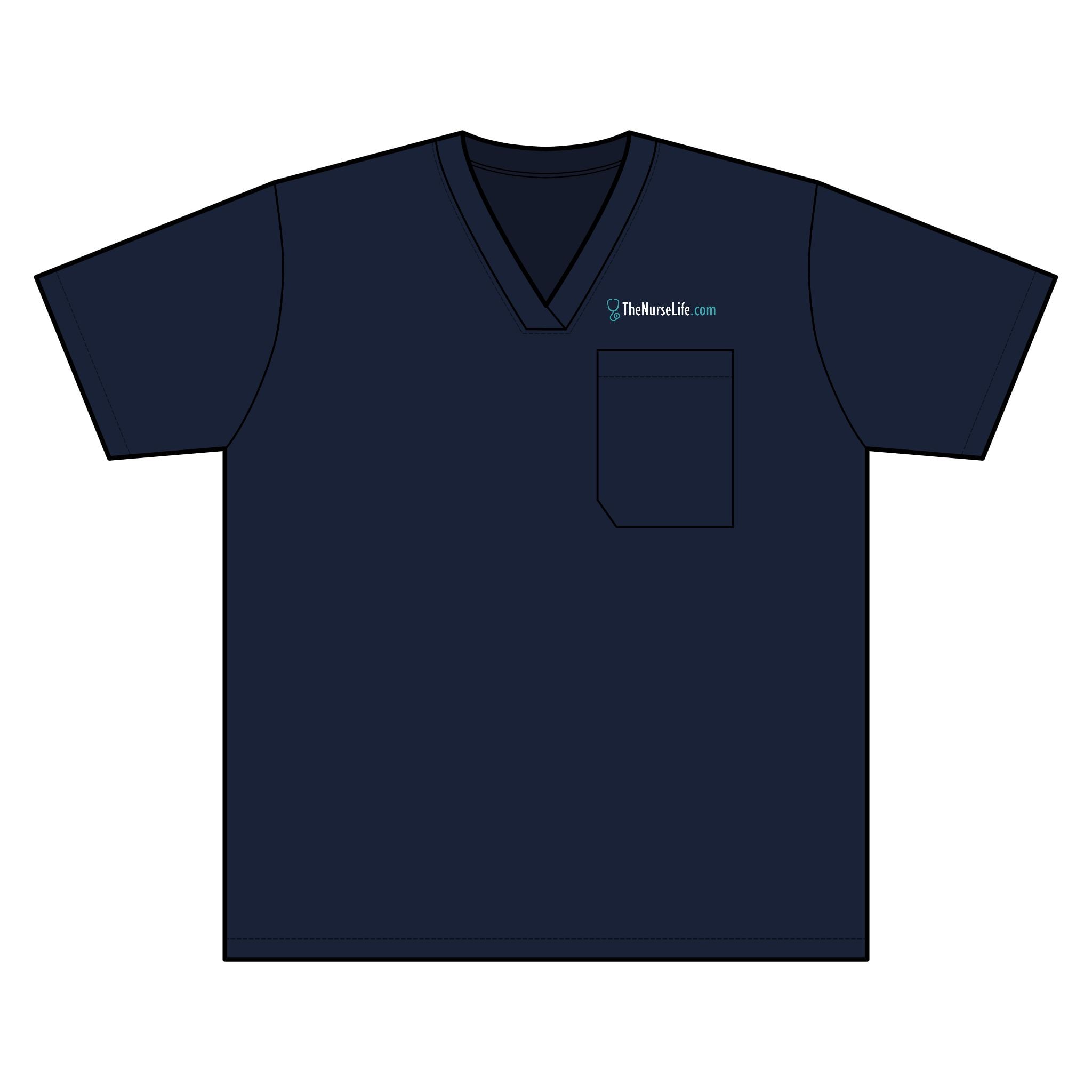 The Nurse Life Wide Logo — Women’s Scrub Top - Image 13