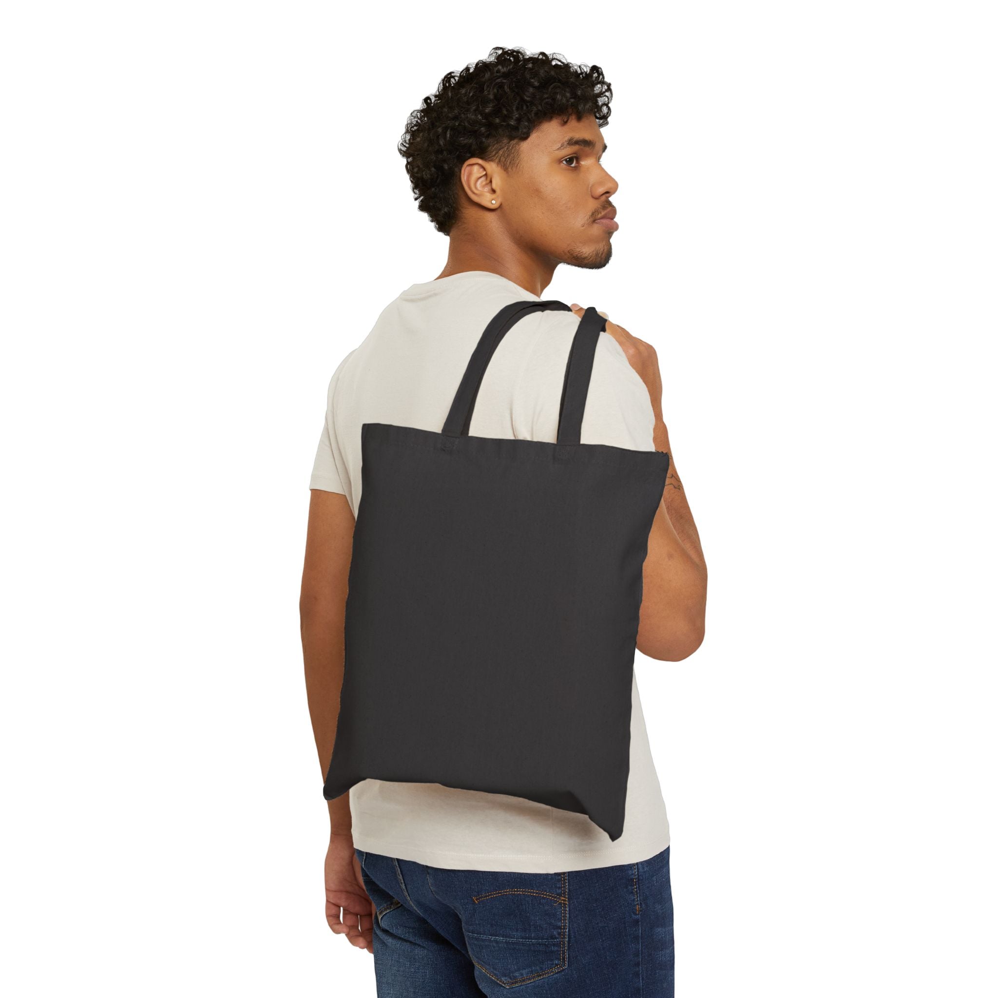 Nurse Off Duty. Coffee in Hand. — Canvas Tote - Image 8