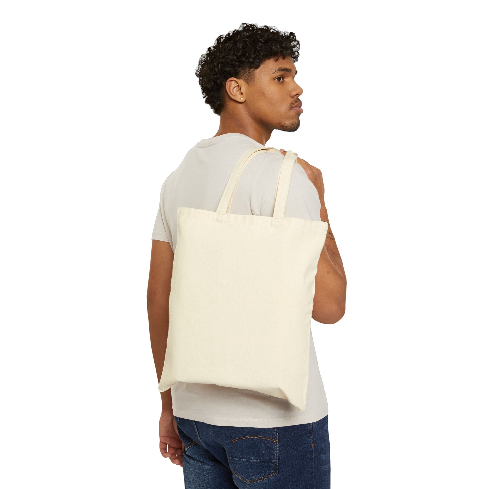 Nurse Off Duty. Coffee in Hand. — Canvas Tote - Image 4