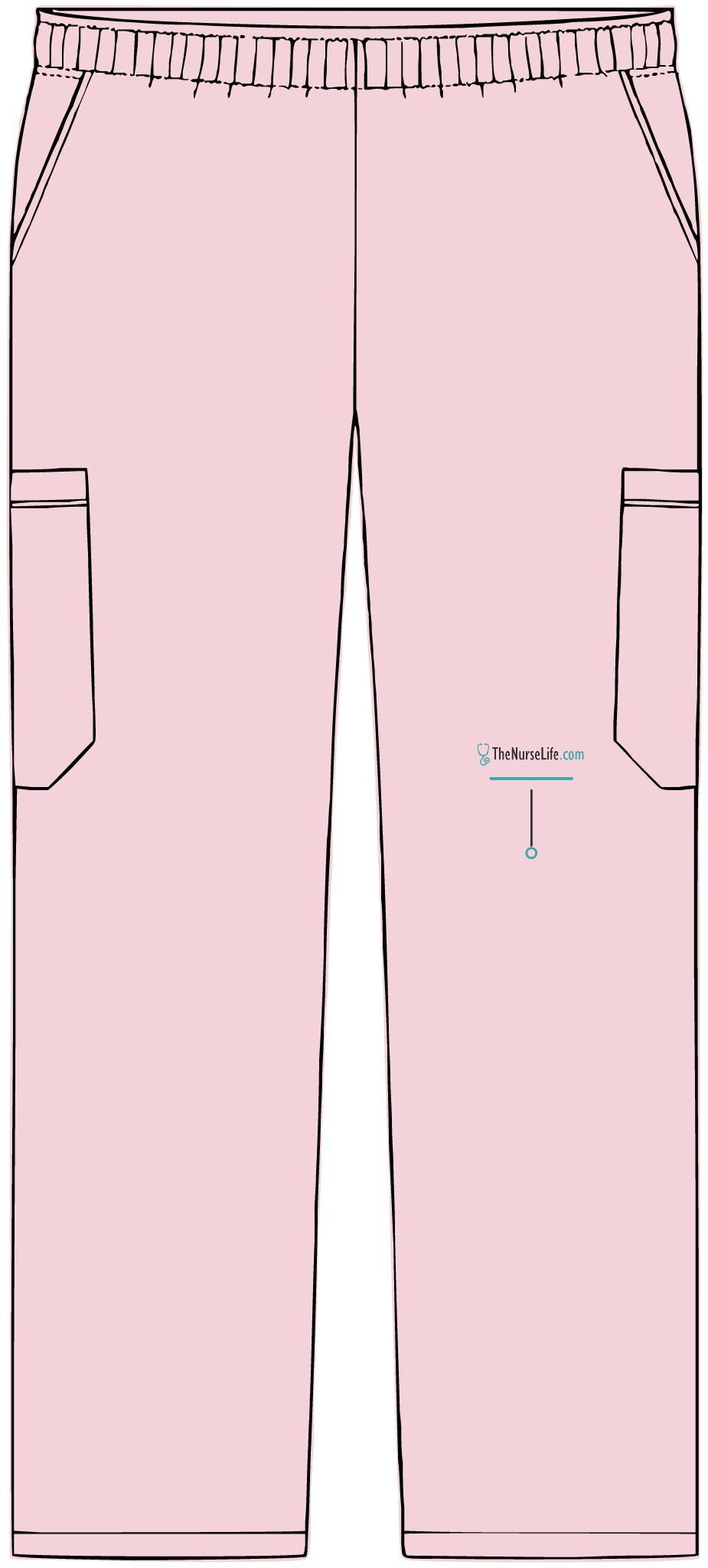 The Nurse Life Minimal Leg Mark — Men’s Scrub Pants - Image 21