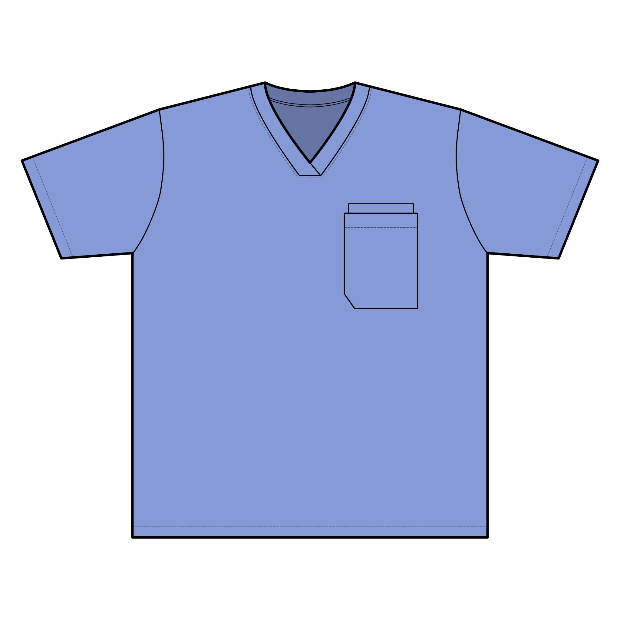 The Nurse Life Wide Logo — Men’s Scrub Top - Image 19