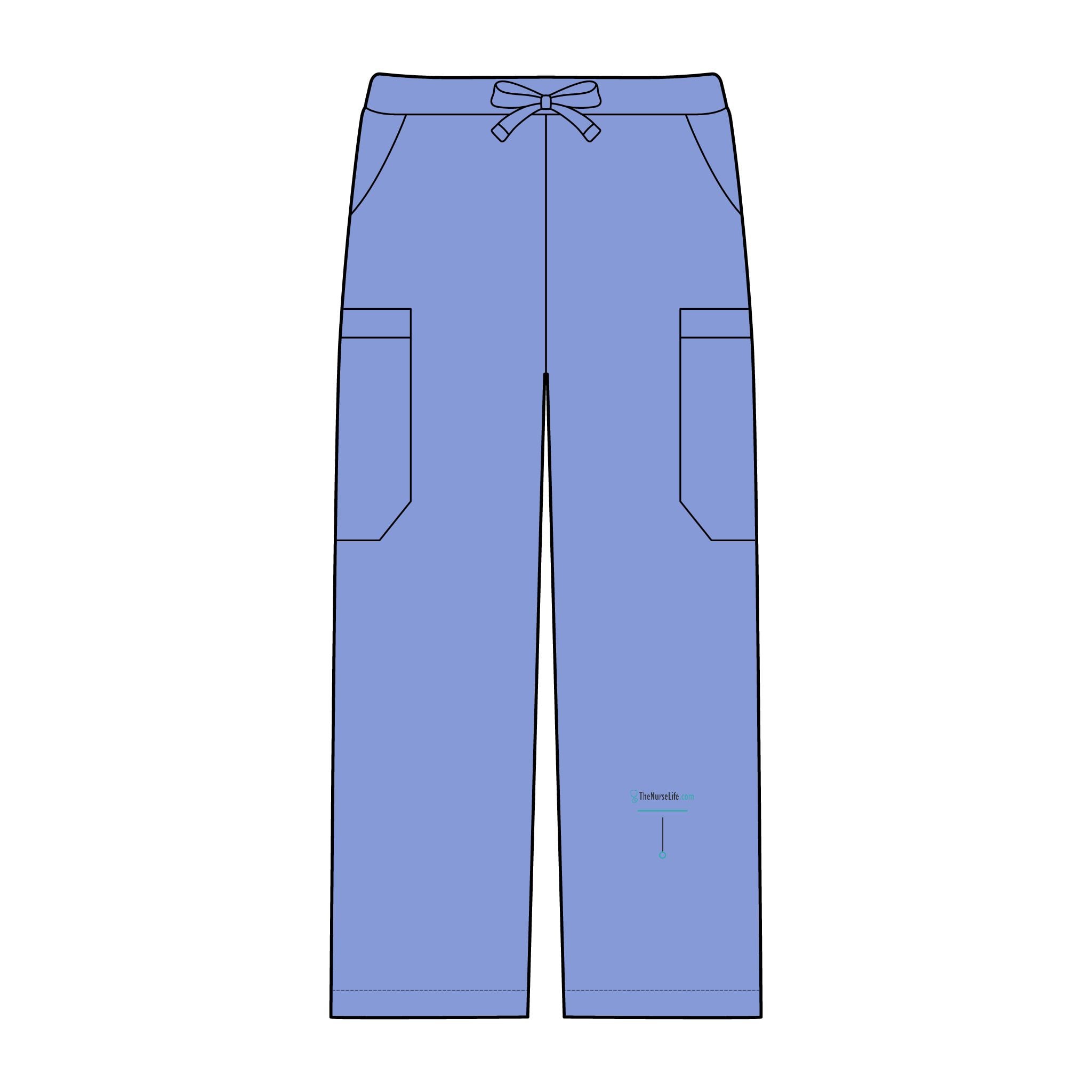 The Nurse Life Minimal Leg Mark — Women’s Scrub Pants - Image 17