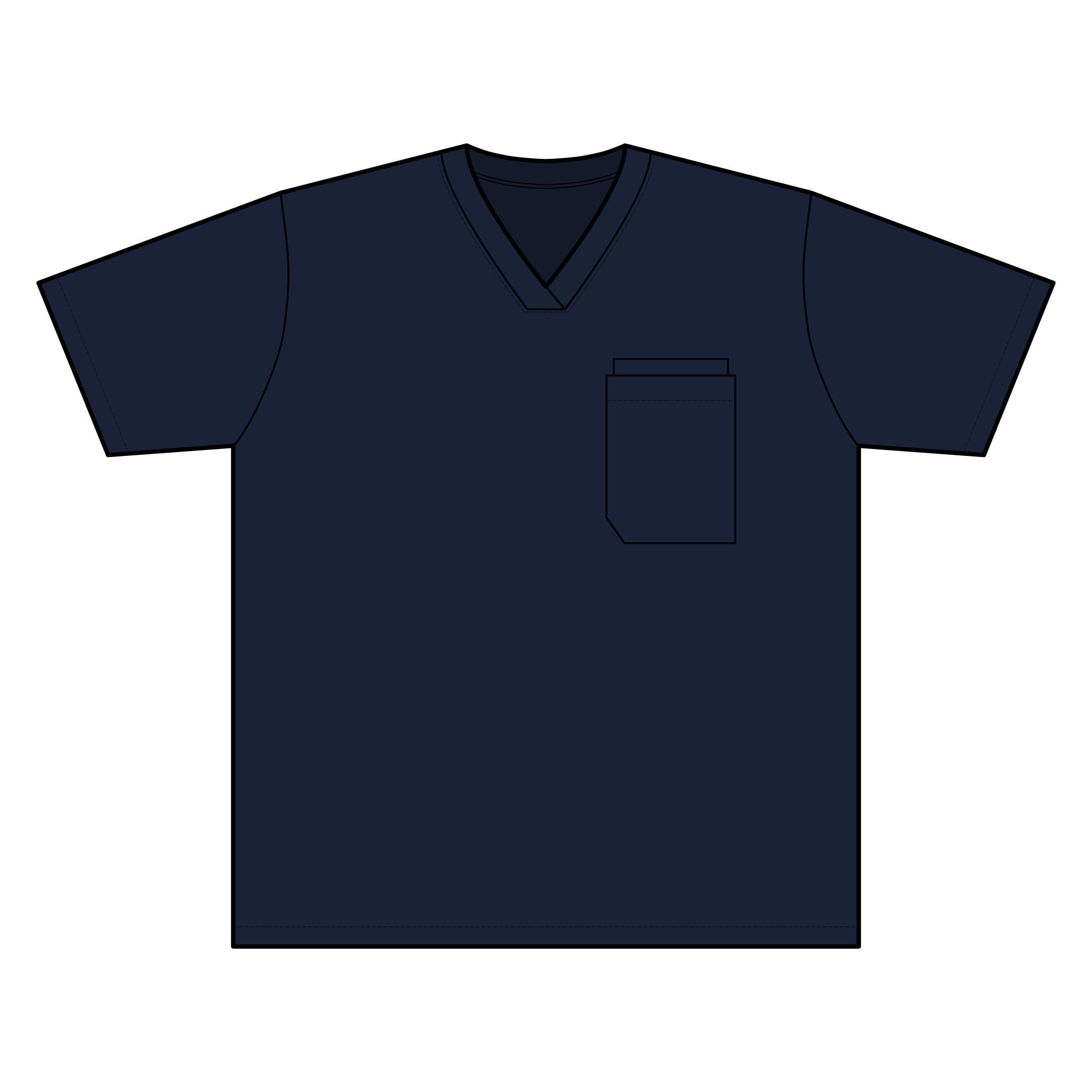 The Nurse Life Wide Logo — Men’s Scrub Top - Image 7