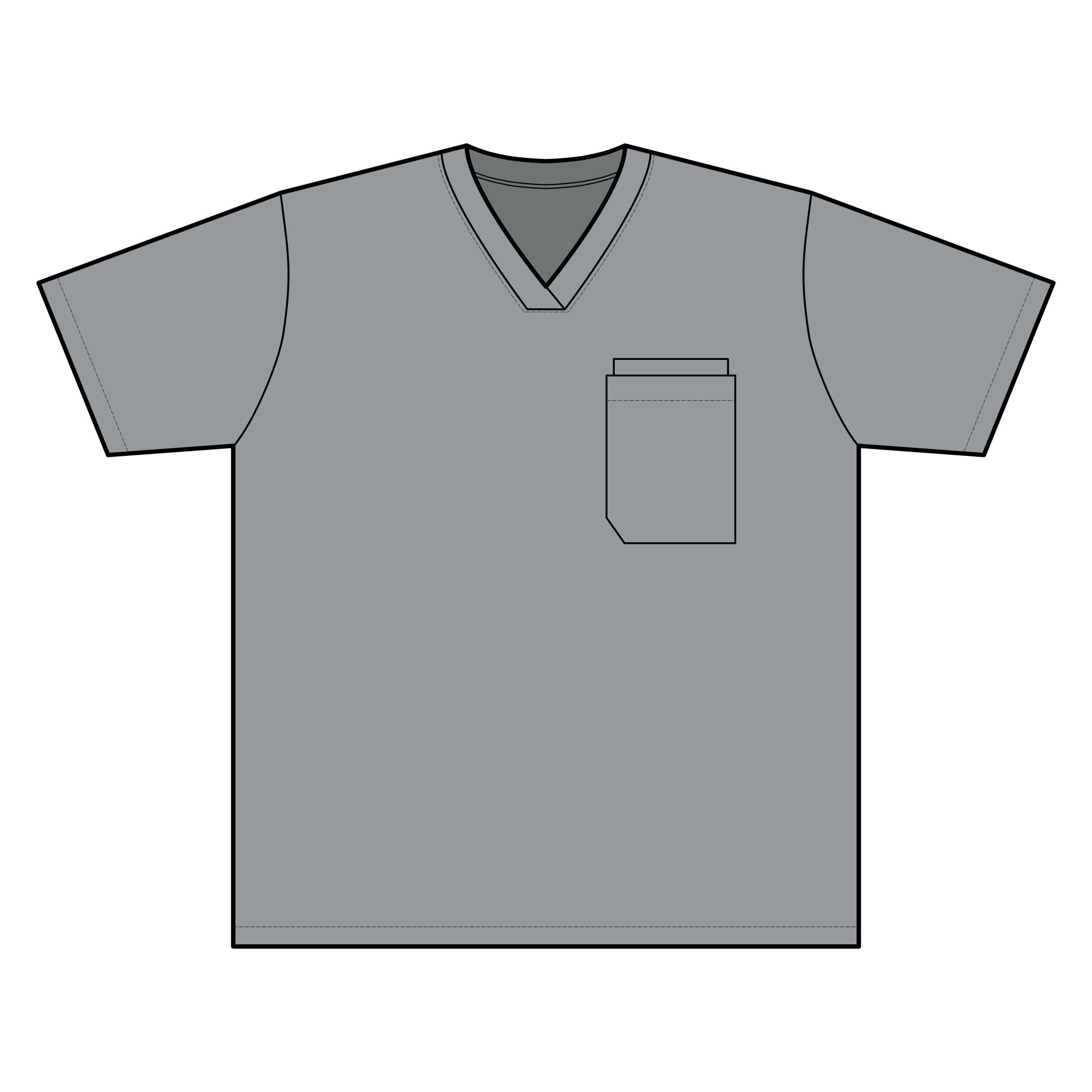 The Nurse Life Wide Logo — Men’s Scrub Top - Image 15