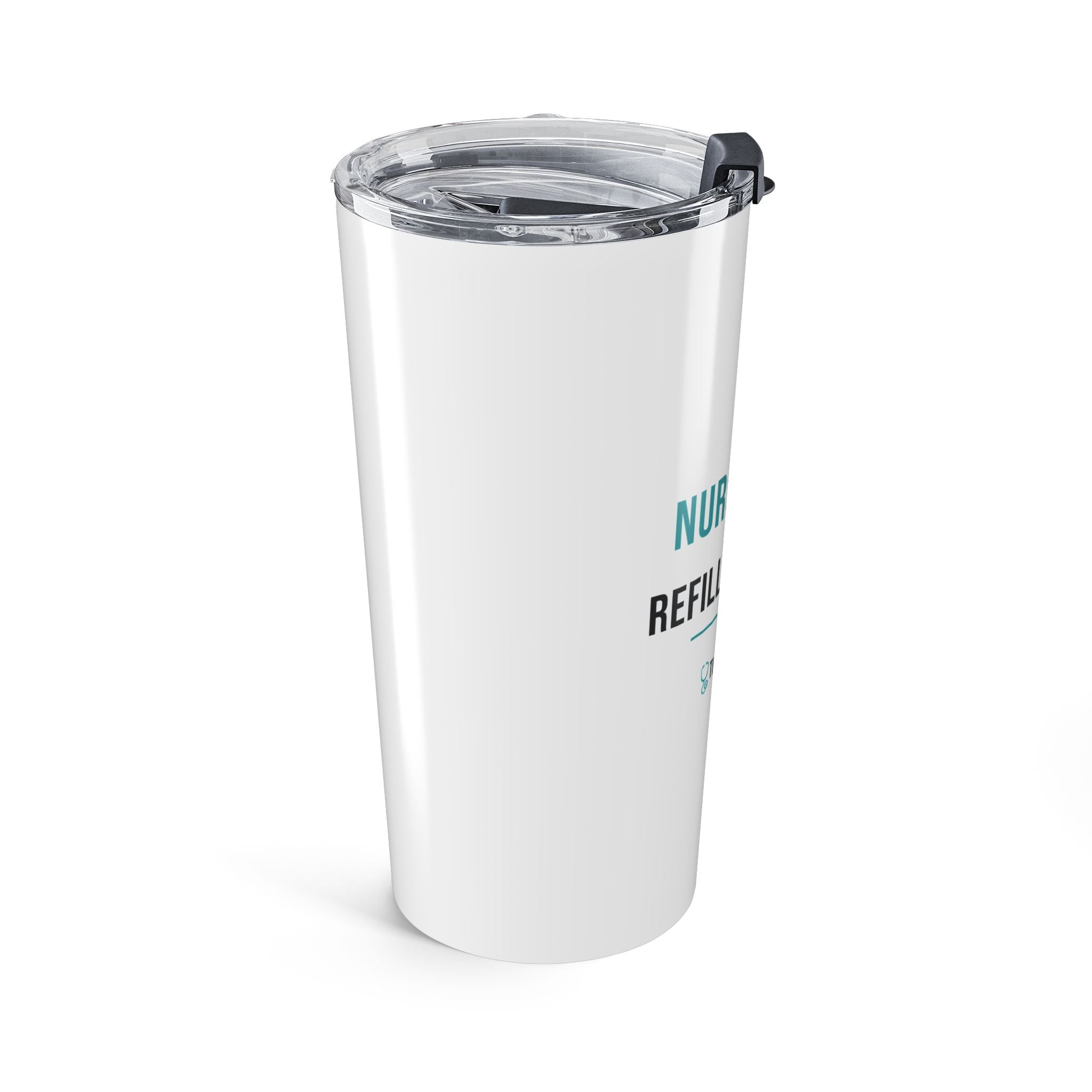 Nurse Fuel. Refill Required. — 20 oz Tumbler - Image 3